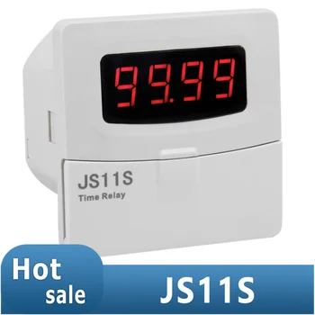 Novo original JS11S (DH11S) digital relé do tempo de DC24V AC220V AC380V (atraso de alcance: 0,01 s~99990h ajustável)
