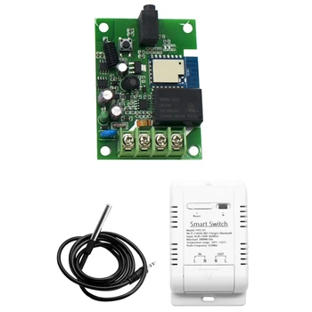 Tuya wi-Fi Smart Interruptor de Temperatura 16A Branco Com Monitorização de Consumo de Energia do Termostato Para a página Inicial do Google Alexa