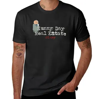 Novo Sunny Day Real Estate Diário w/ Pouca Gente T-Shirt, t-shirts de homem, de secagem rápida e t-shirt gráfico t-shirts homens t shirts
