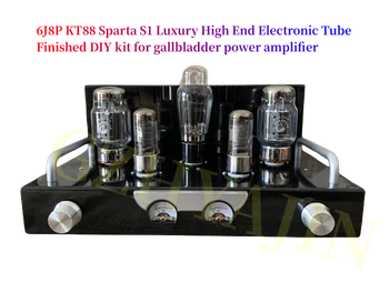 6J8P KT88 Esparta S1 Deluxe Alta de fim de Tubo Eletrônico da Vesícula biliar Amplificador de Potência DIY Kit de Produto Acabado