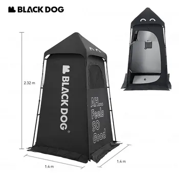 Naturehike BLACKDOG 150D Oxford Pano Automática Tenda de Chuveiro Banheiro 2 em 1 UPF50+ Proteção UV Tenda Móvel de Wc Praia Tenda