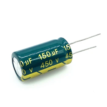 2pcs/monte 450V 150UF tamanho 18*30MM de alta frequência baixa impedância 450V150UF capacitor eletrolítico de alumínio 20%