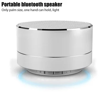 O Orador de Bluetooth Wireless Mini Caixa Som da música de Crack LED USB do Cartão do TF do Subwoofer alto-Falantes de Som Portátil MP3 para Celular