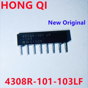 5PCS Novo Original 4308R-101-103LF RES MATRIZ 7 RES 10K OHM 8SIP Inline Exclusão de 8 pinos