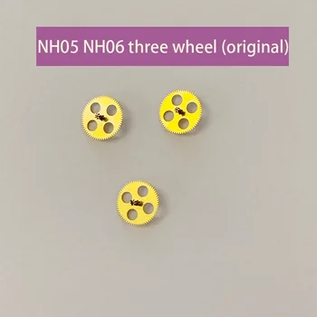 Original de três rodas assistir acessório adequado para Japonês feminino Seiko NH05 NH06 movimento
