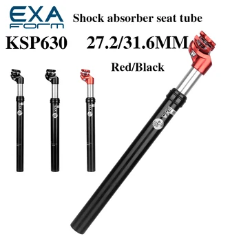 KS EXA 630 hidráulico de absorção de choque de selim de bicicleta 27.2/28.6/30.0/30.4/30.8/30.9/31.6 /33.9 mm *350mm MTB bicicleta espigão