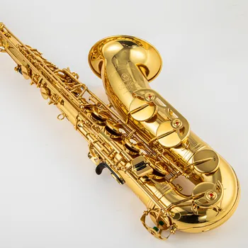 YTS-875EX modelo Saxofone Tenor Ouro Laca Pacote de venda
