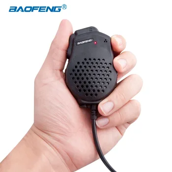 Handheld Microfone Especial para Walkie Talkie Baofeng UV-82 Dual Botão PTT Estação de Rádio Extensão alto-Falante K Porta de Rádio CB Mic