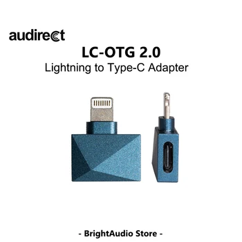 Audirect LC OTG 2.0 Adaptador de Lightning para Tipo-C de Saída para o iPhone ios