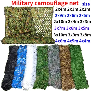 Militares, rede de camuflagem da caça da camuflagem líquida para tenda gazebo, carro tenda, jardim sun net, camuflagem de malha branca, verde do exército