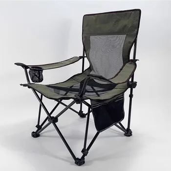 A Pesca De Jardim Reclinável Cadeira Portátil Moderno Chaise Ultraleve Varanda Cadeira Reclinável Design De Cadeiras Para Pequenos Espaços Plegables Mobília Do Pátio