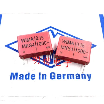 Frete grátis 5pcs/10pcs WIMA Alemanha capacitor MKS4 1000V 0.15 UF 1000V 154 150NF P=22,5 mm