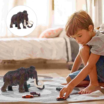 Mamute Estatueta, Elefante Modelo, Brinquedos, animais Selvagens Brinquedos, Mamute Aprendizagem Educacional Playset Tabela Ornamentos para