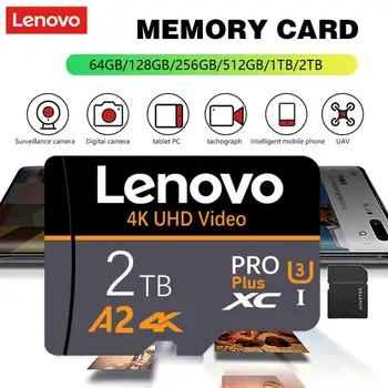 A Lenovo A2 U3 V30 Micro TF/SD Cartão de 64 GB, 128 GB 256 GB 512 GB 1 TB 2 TB Flash Cartão de Memória Extreme PRO Cartão de Memória Para a Nintendo Mudar
