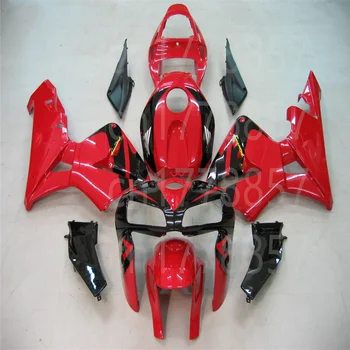Vermelho preto Moto Carenagem Kit Para Honda CBR600RR F5 2005 2006 CBR600 05 06 Moldado por Injeção kit de Carenagem