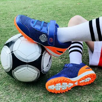 Futebol Sapatos Crianças Sapatos de Futebol Chuteiras Grama de Treinamento de Tênis Para o Menino Calçado TF Chaussures De Pé Pour Enfants