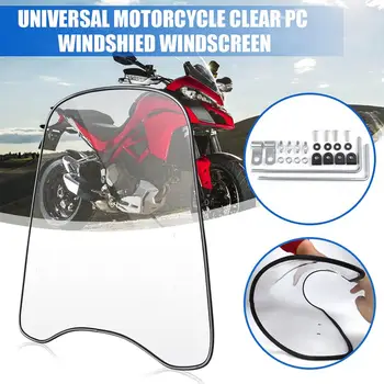 Prático Sólido Visibilidade Aumentar a Moto pára-Brisas para Moto Deflector de Vento pára-Brisas da Motocicleta