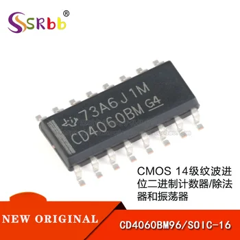 50pcs/ lote Original Autêntico CD4060BM96 SOIC-16 CMOS de 14 Nível de ripple carry contador binário de chip