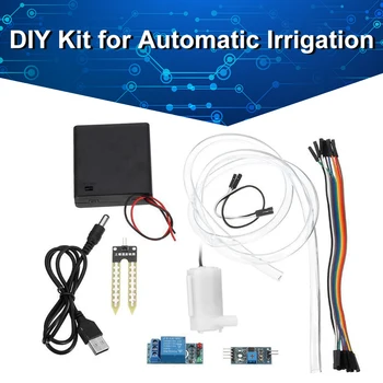 Rega automática Módulo de DIY Kit de Rega Automático do Kit de Sensor de Humidade do Solo Mini Bomba de Água de 50 centímetros de Mangueira para Arduino