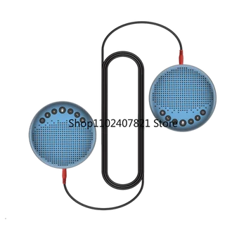 Bluetooth viva-Voz 2 EMEET Luna Lite com a ligação em Cadeia Cabo de alto-Falantes do Computador com Microfone VoiceIA de Cancelamento de Ruído