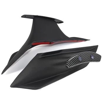 Moto Carenagem Kit Aerodinâmico da Asa Fixa Winglet Carenagem Capa Asa para CBR650R 2019-2021 Preto