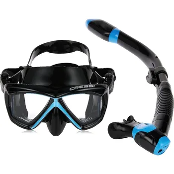 DZQ equipamento de mergulho equipamentos de mergulho - Vista Panorâmica Lente de Vidro Temperado Máscara de Mergulho - Válvula de Purga Seco Snorkel - de Mergulho equipamentos de Mergulho
