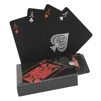 Jogo De Cartas Jogo De Poker Com Baralho De Pôquer Pacote De Cards De Magic Impermeável Cartão De Presente A Coleção De Jogos De Azar Jogo De Tabuleiro
