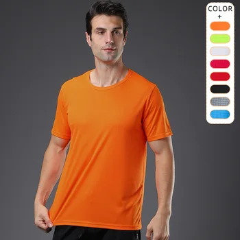 Futebol, Basquete Camisas de Treinamento Executando t-shirts para os Homens de Musculação Camiseta Masculina Manga Curta Sportswear RashGuard Uniforme