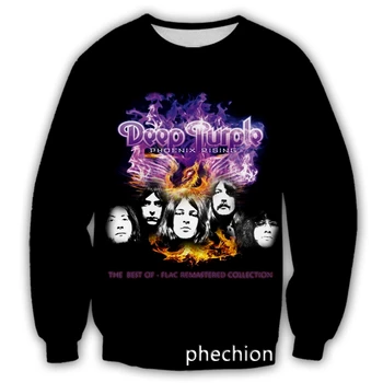 phechion Novos Homens/Mulheres 3D Deep Purple Casual Moletom Moda Streetwear Homens Soltos Sporting Moletom D39