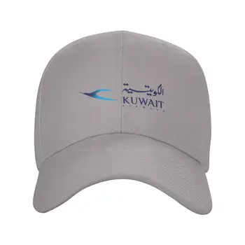 Kuwait Airways Logotipo Gráfico Impresso o Logotipo da Marca de Jeans de Alta qualidade tampa de Malha chapéu boné de Beisebol