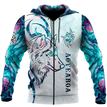 Wolf 3d Impresso Hoodies Unisex Legal Pulôver Animal Gráfico Moletom masculino Street Wear