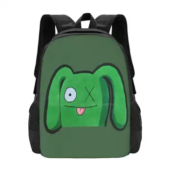 Uglydolls' Boi Escola Sacos De Viagem Backpack Do Laptop Boi Uglydolls Marcador Verde Bonito Kawaii