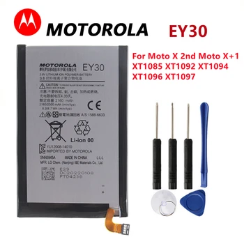 100% Original Motorola 2300mAh EY30 Para Motorola Moto X 2º Moto X+1 XT1085 XT1092 XT1094 XT1096 XT1097 de Pilhas de Alta Qualidade