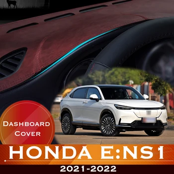 Para a Honda e:NS1 2021-2022 eNS1 Painel do Carro Evite a Luz Pad Instrumento Plataforma Secretária de Capa de Couro Anti-Derrapante Traço Mat