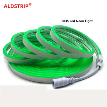12V 2835 Led Neon luzes da Corda luminosa carta Macia Flexível 5M de Tira do Diodo de Silicone Tubo de Fita de Natal, Decoração de iluminação