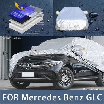 Para a Mercedes Benz GLC Exterior Completa de Proteção de Automóvel Cobre de Neve Cobrir as Sombras Impermeável, Dustproof Exterior acessórios do Carro
