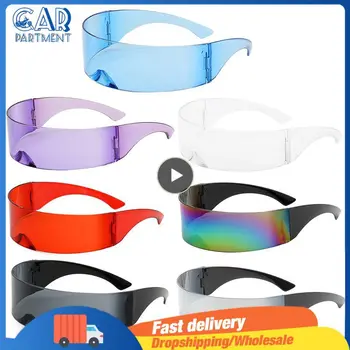1~8PCS Durável Grande Espelho da Personalidade de Terceiros Viseira Óculos de Envoltório Protetor de Moda Festa Óculos, Bicicleta de Ciclismo de Óculos de sol