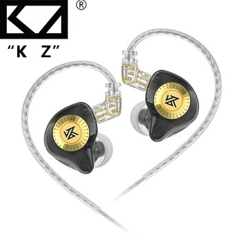 KZ EDX Ultra Fones de ouvido de Baixo APARELHAGEM hi-fi Fones de ouvido Em Ouvido o Monitor de Fones de ouvido Jogo de Esporte de Cancelamento de Ruído Fone de ouvido Cabo Substituível