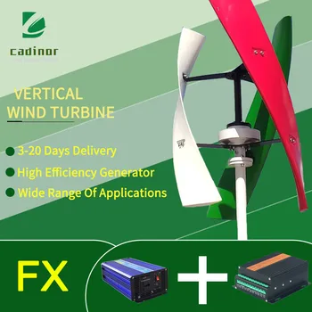 Eixo Vertical, Turbina de Vento Alternativas de Energia, Gerador de 200V AC de Saída do Agregado familiar Kit Completo com Controlador do Inversor