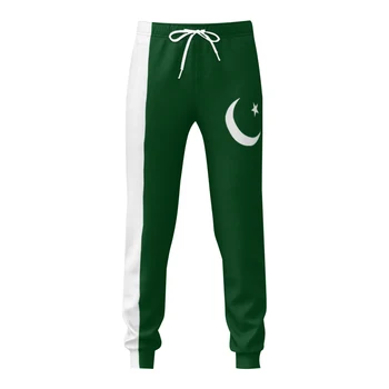 Paquistão Bandeira Mens calças de Moletom com Bolsos Corredores para os Homens de Esportes Casual Calças Com Cordão
