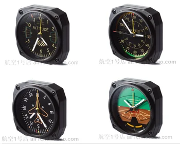 Aviação aviação relógio, instrumento de aviões relógio, aviação simulação de instrumento relógio despertador, simulação de instrumentos do avião