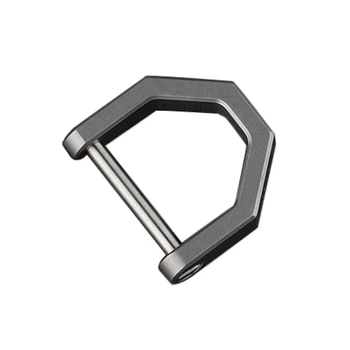 para a Liga de TITÂNIO D-Forma de Fivela de Metal D Anéis Correia Ferraduras Fivela Replaceme