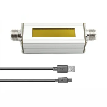 Tela OLED Mini ondas Curtas de Energia de ondas estacionárias Medidor de SWR 0-100W 1,8 M-30M de 1,6 MHz~30MHz