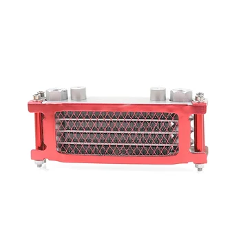 M12 de Interface do Radiador de Óleo radiador de Alumínio, Sistema de Refrigeração para 50-160Cc a Sujeira da Motocicleta Poço Macaco Moto Vermelha