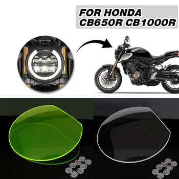 Moto Farol Protetor de Tela de Escudo Para a Honda CB650R CB1000R CB 1000R 2018-2020 2021 2022 2023 Luz de Cabeça Protetor