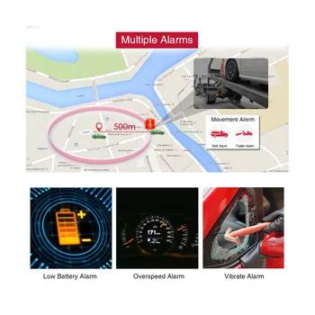 Perseguidor de GPS do carro TK915 Localizador GPS 10000MAh IP65 Impermeável do Carro de GPS Tracker Alerta de Tamper VIDA APLICATIVO GRATUITO