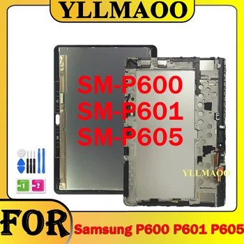 NOVO P600 Para Samsung Galaxy Tab Note 10.1 2014 Edição SM-P600 P601 P605 Painel LCD Touch Screen Digitalizador Assembly Completo
