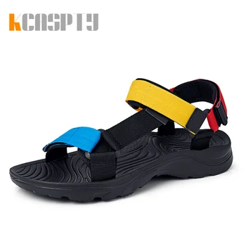 KCASPTY Homens Sandálias Casual Simples de Verão, Sapatos Confortáveis, Tênis ao ar livre Férias de Praia, Sandálias Masculino Casual Sandálias Sapatos