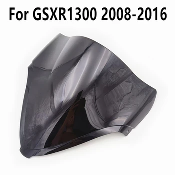 Ajuste GSXR 1300 2008-2009-2010-2012-2013-2014-2015-2016 Vento Deflectore pára-Brisas Preto Transparente pára-brisa Para GSXR1300