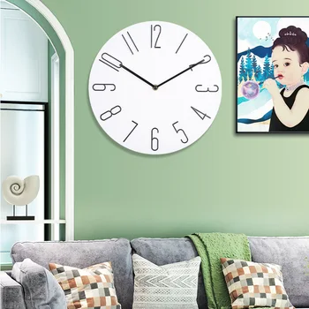Relógio de parede Mudo, Relógios de Parede de Design Moderno para Casa, Sala de estar Decoração Artesanato Eletrônico Assistir Frete Grátis Reloj De Pared